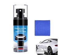 Agent puissant pour éliminer le film d'huile sur vitres, nettoyant pour vitres auto, nettoyant pour vitres Clear Vision, brosse de nettoyage pour pare-brise et rétroviseurs automobiles (1 pièce)
