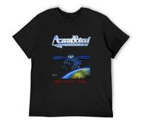 Agent Steel Mad Locust Rising Men's T-Shirt Unisex Black Cotton Print Tee Shirts M