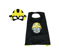 (Agent Team,L)Ninja Turtle Cape Cloak with Eye Mask Kids Halloween Cosplay Costume Party Outfit