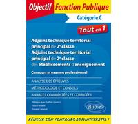Agent Technique Territorial Principal De 2e Classe, Adjoint Technique Territorial Principal De 2e Classe Des Établissements D'enseignement - Catégorie C. Concours Et Examen Professionnel