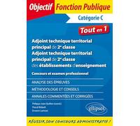 Agent technique territorial principal de 2e classe, adjoint technique territorial principal de 2e classe des établissements d'enseignement: Catégorie C. Concours et examen professionnel