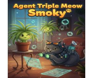 Agent Triple Meow Smoky: Can Smoky Solve the Mystery of the Mischievous Spider Plant?