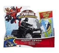 Agent venom avec son quad d'attaque - spider-man : web warriors - hasbro 1468