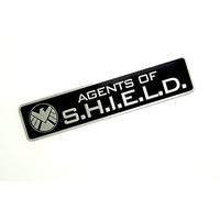 Agents Of Shield Cosplay Voiture Métal Sticker Autocollant Fan Badge (Noir)