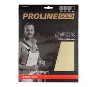 Agera Tools Proline Gold 632023-916 Lot de 6 feuilles de sablage P100/120/150 Gris/noir