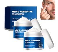 AgeRevive Crème au collagène pour homme, crème hydratante quotidienne anti-rides anti-âge, lotion pour le visage pour homme, crème anti-âge pour homme, crème visage pour homme, 30 g (2 pièces)