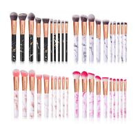 Ages 10 Pièces/Ensemble Marbre Flamme Marbrure Pinceaux Ensemble Doux Fond De Teint Poudre Fard À Paupières Brosse Kit Beauté Beauté Maquillage Outils Ensembles 2020