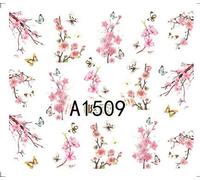 Ages 1pc Autocollant Pour Ongles Chauds Fleur Noir Papillon Note Beauté Bricolage Transfert D'eau Estampage Ongles Art Conseils Ongles Décor Manucure Décalcomanie