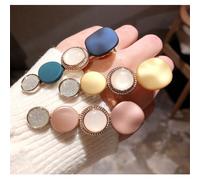 Ages 2 Pièces Nouvelle Mode Femmes Filles Rond Épingles À Cheveux Accessoires De Cheveux Vintage Marée Harajuku Créatif Macarons Épingle À Cheveux Simple Et Frais