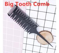 Ages 2020 Nouvelles Femmes Grande Dent Peigne Cheveux Teinture Outil Barbier Salon Style Coupe De Cheveux Peigne Avec Queue Poisson Os Forme Plastique Massage Peigne