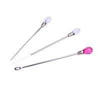Ages 3 Pièces En Acier Inoxydable Nail Art Tige D'agitation Outil Poudre Liquide Cueillette Cuillère Cristal Poignée Remuer Bâton Pour Uv Gel Polish