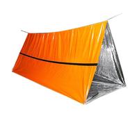 Ages Abri De Secours Orange Couverture Thermique Imperméable Extérieure Secours D'urgence Camping Abri Tente De Survie Pliable Orange