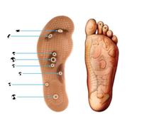 Ages Désintoxication Du Corps Minceur Pied Magnétique Acupuncture Point Thérapie Semelle Coussin Masseur Brioche Confort Massage Chaussures Coussinets Thérapie