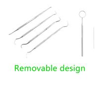 Ages Ensemble De Sonde D'instrument Dentaire D'acier Inoxydable Dentiste Miroir De Bouche Dentaire Et Kit De Nettoyage D'hygiène De Détartreur De Faucille Offre Spéciale
