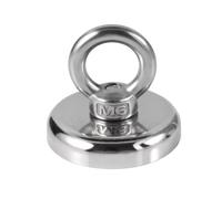 Ages M6 Fort Néodyme Détecteur Oeil Boulon Anneau Aimant D42x40mm Récupération Chasse