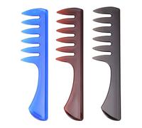 Ages Peigne À Cheveux Mâle Brosse À Cheveux En Plastique Classique Huile Slick Style Anti-Statique Démêlant Mode Large Brosse À Cheveux Pour Homme Gentleman