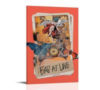 AGEUWRRGGH Impression sur toile « Bad at Love » - Art mural esthétique - Peinture moderne pour chambres - 20 x 30 cm - Style cadre