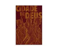 AGEUWRRGGH Impression sur toile Cité de Dieu, art mural esthétique, poster d'art moderne, peinture pour chambres, 40 x 60 cm, style sans cadre