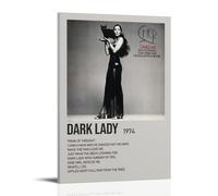 AGEUWRRGGH Impression sur toile Dark Lady by Cher, art mural esthétique, poster d'art moderne, peinture pour chambres 30 x 45 cm, style cadre