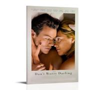 AGEUWRRGGH Impression sur toile « Don't Worry Darling » - Art mural esthétique - Peinture moderne pour chambres - 30 x 45 cm - Style cadre