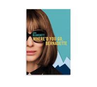 AGEUWRRGGH Impression sur toile Where'd You Go, Beenadette - Art mural esthétique - Peinture moderne pour chambres - 30 x 45 cm - Style sans cadre