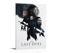 AGEUWRRGGH Poster The Last Duel sur toile - Art mural esthétique - Peinture d'art moderne pour chambres - 50 x 75 cm - Style cadre