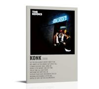 AGEUWRRGGH The Kooks Konk Poster sur toile - Art mural esthétique - Peinture moderne pour chambres - 60 x 90 cm - Style cadre