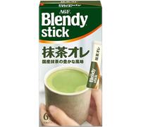 AGF Blendy Stick Matcha au Lait - Pack de 6 (60 g)