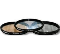 Agfa 3 pièces Professionnel kit de Filtre Ultraviolet (UV) + Polarizor Circulaire (CPL) + Chauffant Intensifier