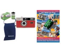 Agfa Appareil Photo analogique 35 mm dans Un kit Complet : Film + Batterie + développement pour Photos Couleur (par Post)