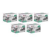 Agfa APX 400 &Noir Blanc 35 mm 36 Lot de 5