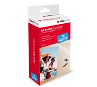 AGFA PHOTO - Cartouche et papiers 5,3 x 8,6 cm AMC - Compatible AGFA PHOTO Realipix Mini S, Realipix Mini P, Kodak Mini Printer 2, Kodak Mini Shot