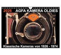 AGFA KAMERA OLDIES Appareils photo classiques de 1926 à 1974, Version française (Calendrier mural 2026 DIN A4 portrait), Calendrier CALVENDO mensuel