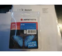 AGFA KODAK Photo Twinpack 2x24ml Pour HP NR.56 Noir - Cartouches