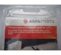 Agfa Photo 5-SET PGI-5bk + 8 C +8Y + 8 MBk pour Canon Pixma ip4300 ip5300