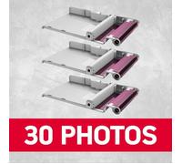 AGFA PHOTO AMC20 - Cartouche et papiers 30 photos 5,3 x 8,6 cm - Compatible avec AGFA PHOTO Realipix Mini et Kodak Mini
