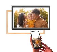AGFA Photo - Cadre Photo Connecté Realiview APF2400 Wi-FI 24" Écran Tactile LCD - Affichage Photos/Vidéos, Horloge, Météo, Auto-Rotation, Mémoire 32Go, Application FRAMEO iOS/Android