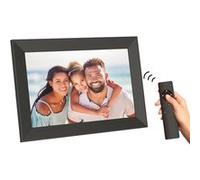 AGFA PHOTO Cadre Photo Numerique Realiview APF1000 - Écran LED 10" 1024x600, Affichage Photos, Horloge, Calendrier Programmable - Noir Noir G