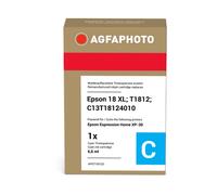 Agfa Photo Cartouche d'encre Cyan Original APET181CD