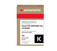 AgfaPhoto Cartouche d'encre compatible avec Canon PGI-580pgbk XXL (1970C001) Noir