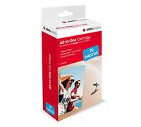 AGFA PHOTO - Cartouche et papiers 5,3 x 8,6 cm AMC - Compatible AGFA PHOTO Realipix Mini S, Realipix Mini P, Kodak Mini Printer 2, Kodak Mini Shot - Blanco