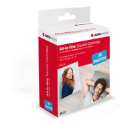 AGFA PHOTO - Cartouche et papiers format carré 7,6 x 7,6 cm ( 3 x 3'') ASQC - Compatible AGFA PHOTO Realipix Square P, AGFA PHOTO Realipix Square S