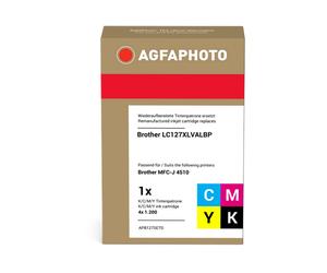 Agfa Photo LC127XLBK,C,M,Y Multipack Noir(e) / Cyan / Magenta / Jaune Original APB127SETD