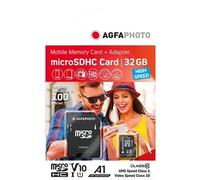 AgfaPhoto Carte mémoire microSDHC 10581 32GB UHS-I U1 Noir