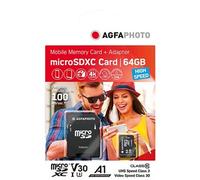 Agfa Photo Mobile carte mémoire MicroSDXC 64 GB UHS-I U3 V30 A1