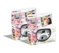 AGFA PHOTO PACK 2 x 601025 - Appareil Photo Jetable LeBox Wedding, 27 photos, Objectif Optique 31 mm - Gris G