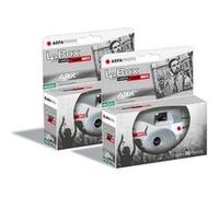 AGFA PHOTO PACK 2 x 601026 - Appareil Photo Jetable LeBox Black&White, 27 Photos, Objectif Optique 31 mm - Gris G