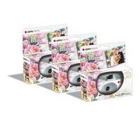 AGFA PHOTO PACK 3 x 601025 - Appareil Photo Jetable LeBox Wedding, 27 photos, Objectif Optique 31 mm - Gris G