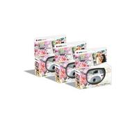 AGFA PHOTO PACK 3 x 601025 - Appareil Photo Jetable LeBox Wedding, 27 photos, Objectif Optique 31 mm - Gris