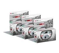 AGFA PHOTO PACK 3 x 601026 - Appareil Photo Jetable LeBox Black&White, 27 Photos, Objectif Optique 31 mm - Gris G